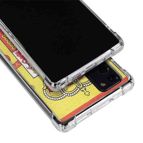 Spain Flag Distressed Galaxy Note20 5G Clear Case